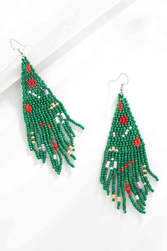 Christmas Beaded Earrings - Women’s Jewelry - Earrings - 2 - 2024
