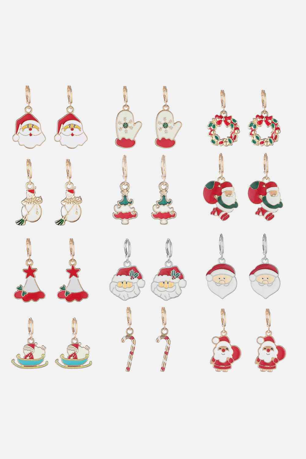 Christmas Theme Alloy Earrings - Women’s Jewelry - Earrings - 1 - 2024