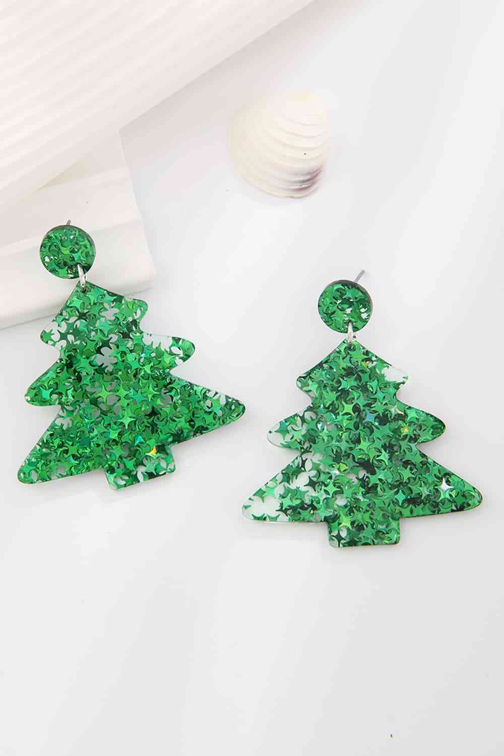 Christmas Tree Acrylic Earrings - Women’s Jewelry - Earrings - 9 - 2024