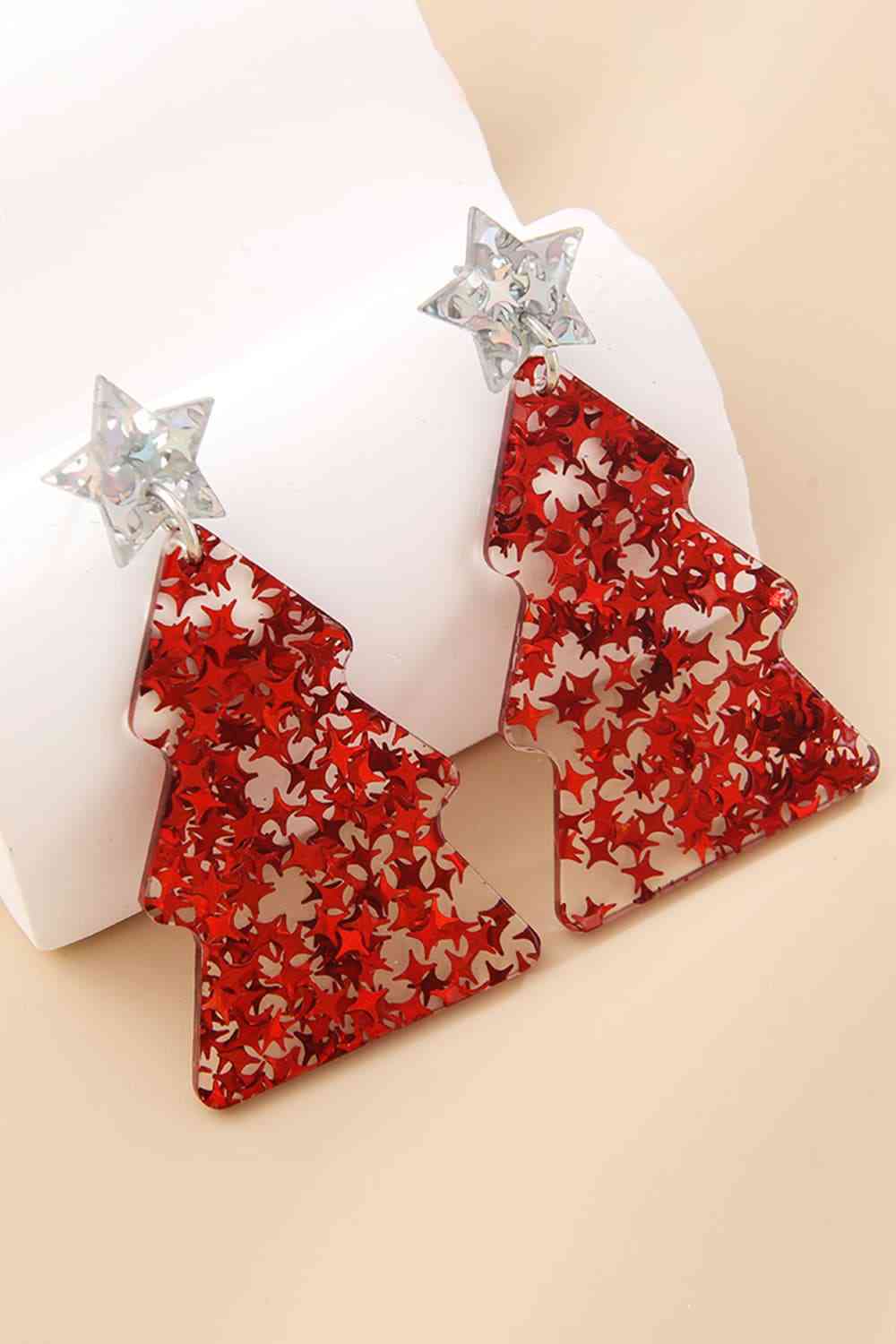 Christmas Tree Acrylic Earrings - Women’s Jewelry - Earrings - 14 - 2024