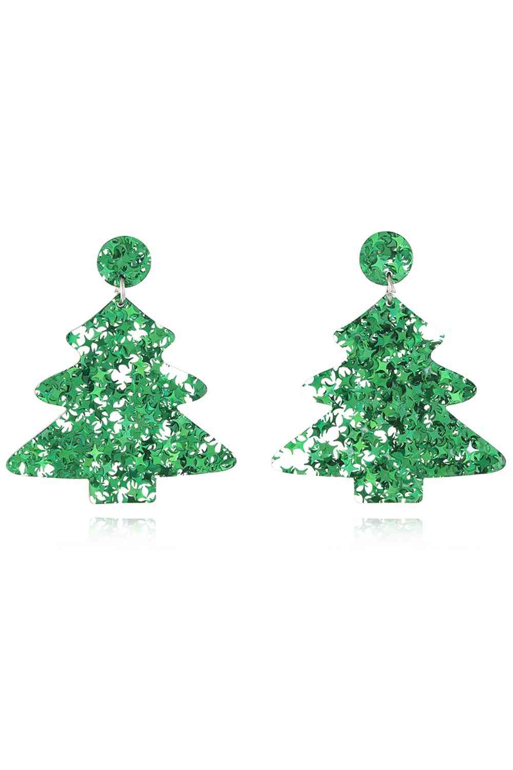 Christmas Tree Acrylic Earrings - Green//Style B / One Size - Women’s Jewelry - Earrings - 8 - 2024