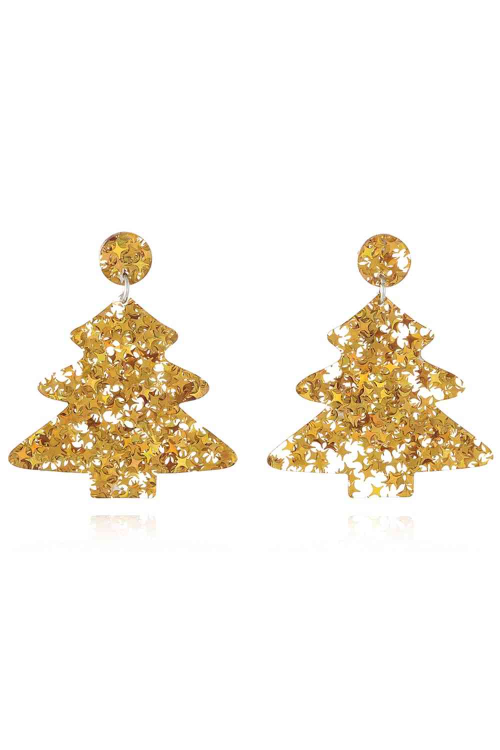 Christmas Tree Acrylic Earrings - Gold/Style B / One Size - Women’s Jewelry - Earrings - 17 - 2024