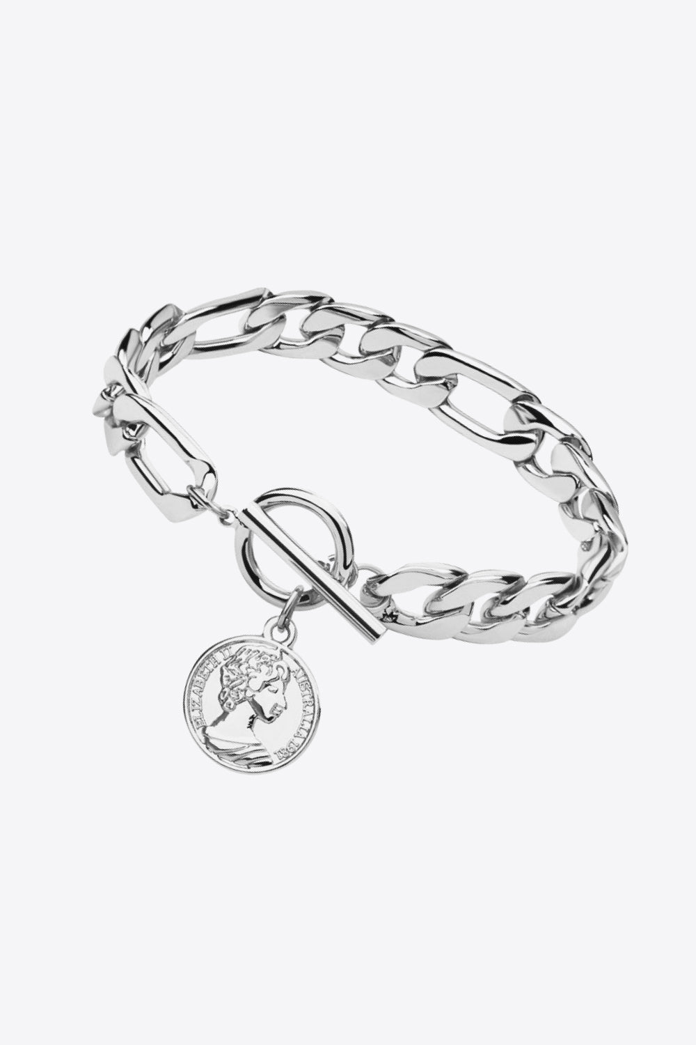 Chunky Chain Toggle Clasp Bracelet - Women’s Jewelry - Bracelets - 5 - 2024