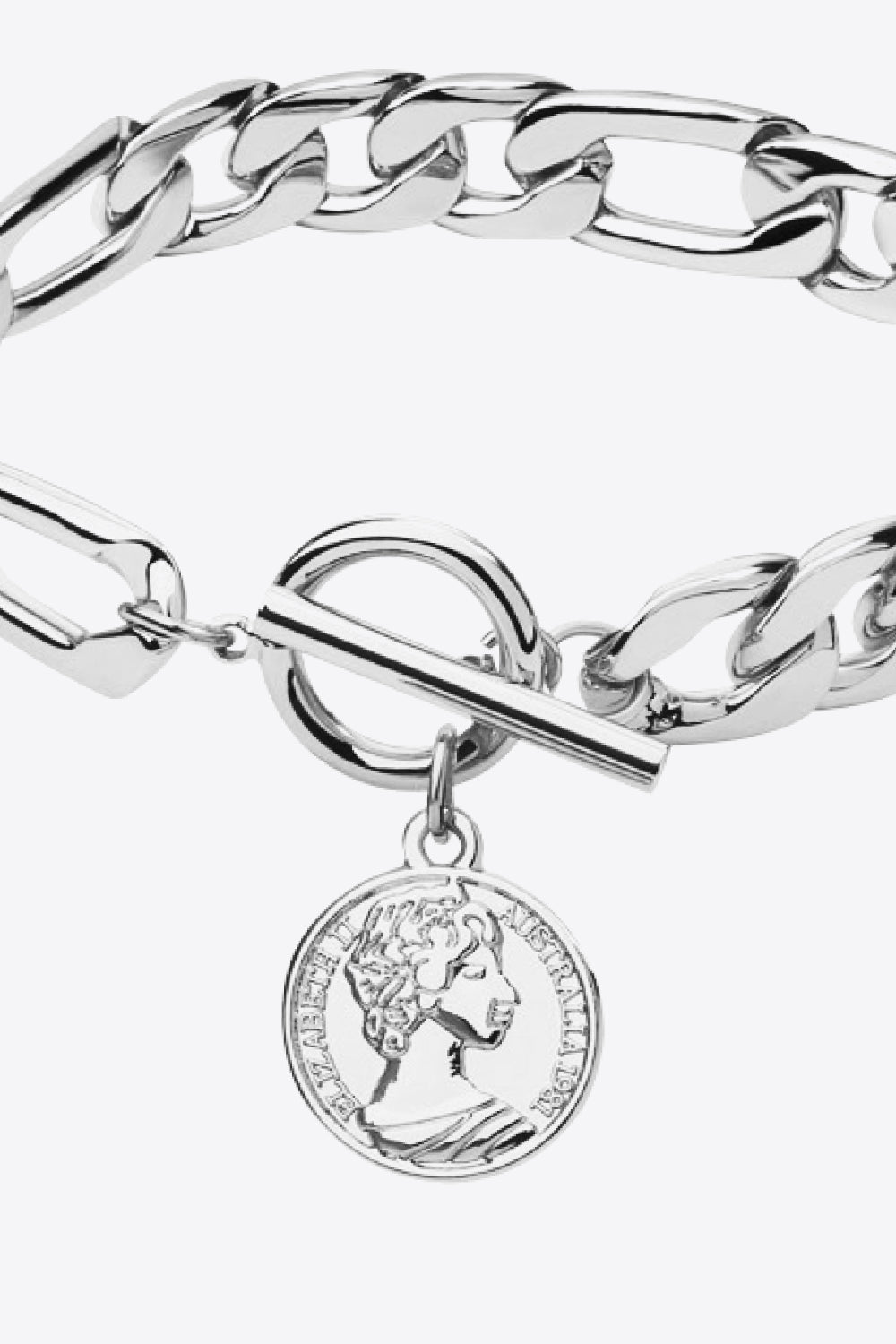 Chunky Chain Toggle Clasp Bracelet - Women’s Jewelry - Bracelets - 6 - 2024