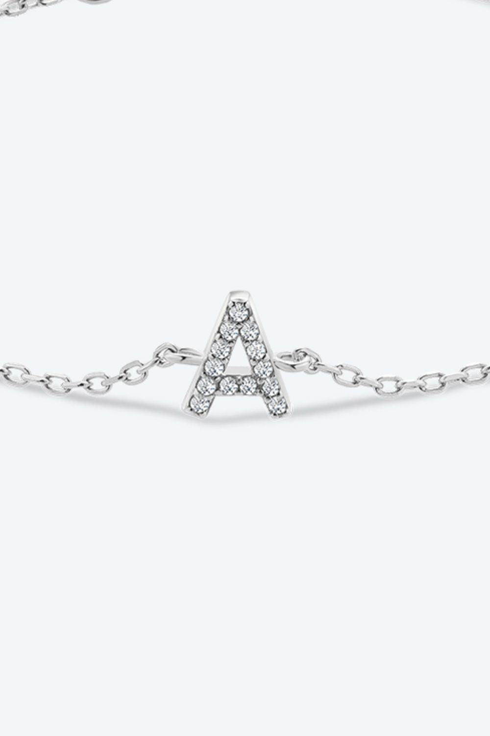 A To F Zircon 925 Sterling Silver Bracelet - Women’s Jewelry - Bracelets - 5 - 2024