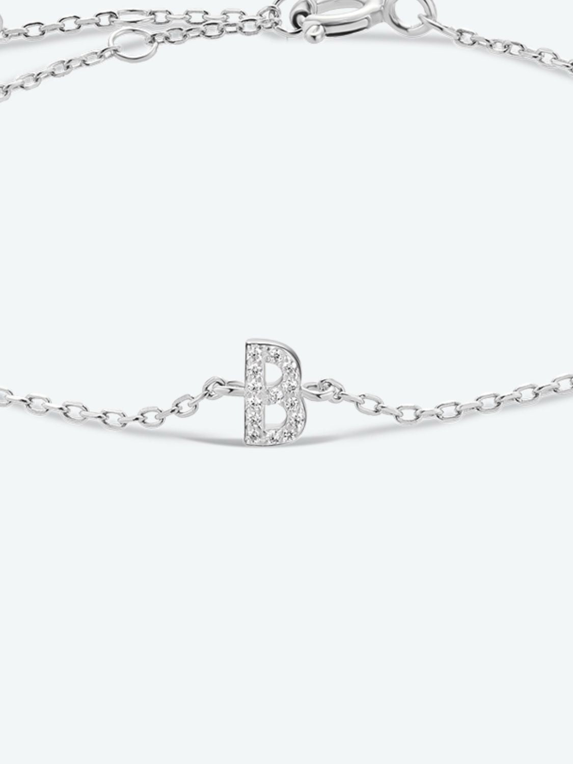 A To F Zircon 925 Sterling Silver Bracelet - Women’s Jewelry - Bracelets - 11 - 2024
