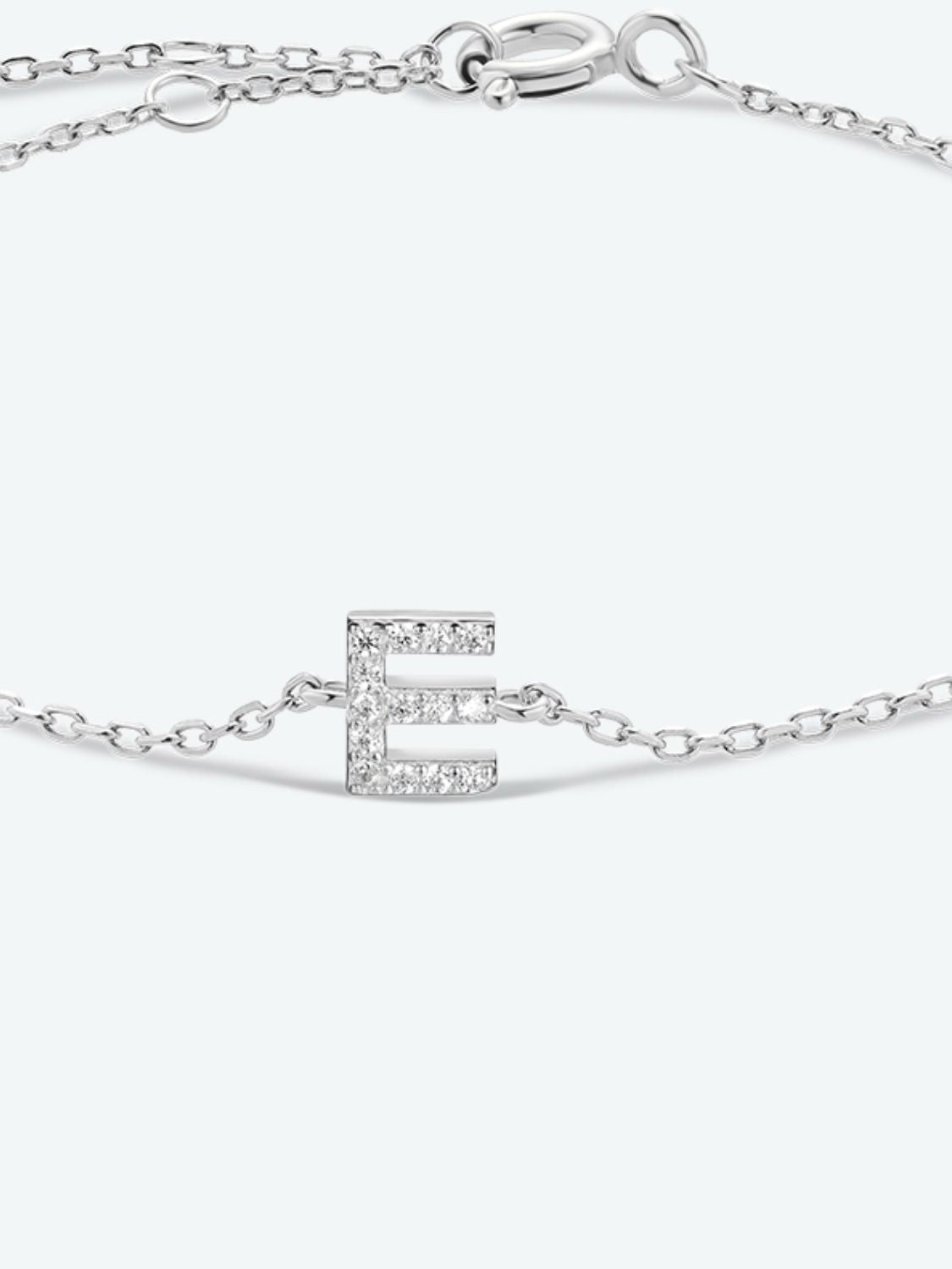 A To F Zircon 925 Sterling Silver Bracelet - Women’s Jewelry - Bracelets - 30 - 2024