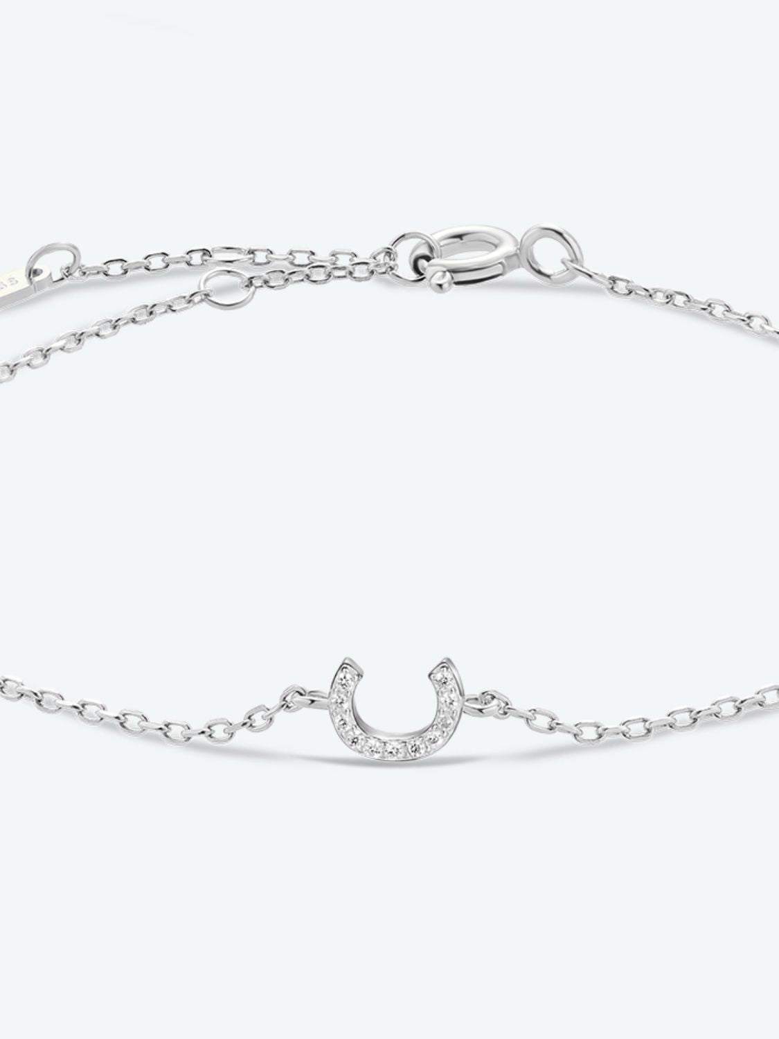 A To F Zircon 925 Sterling Silver Bracelet - Women’s Jewelry - Bracelets - 18 - 2024