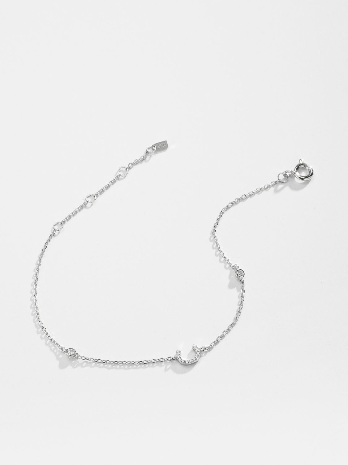 A To F Zircon 925 Sterling Silver Bracelet - Women’s Jewelry - Bracelets - 17 - 2024