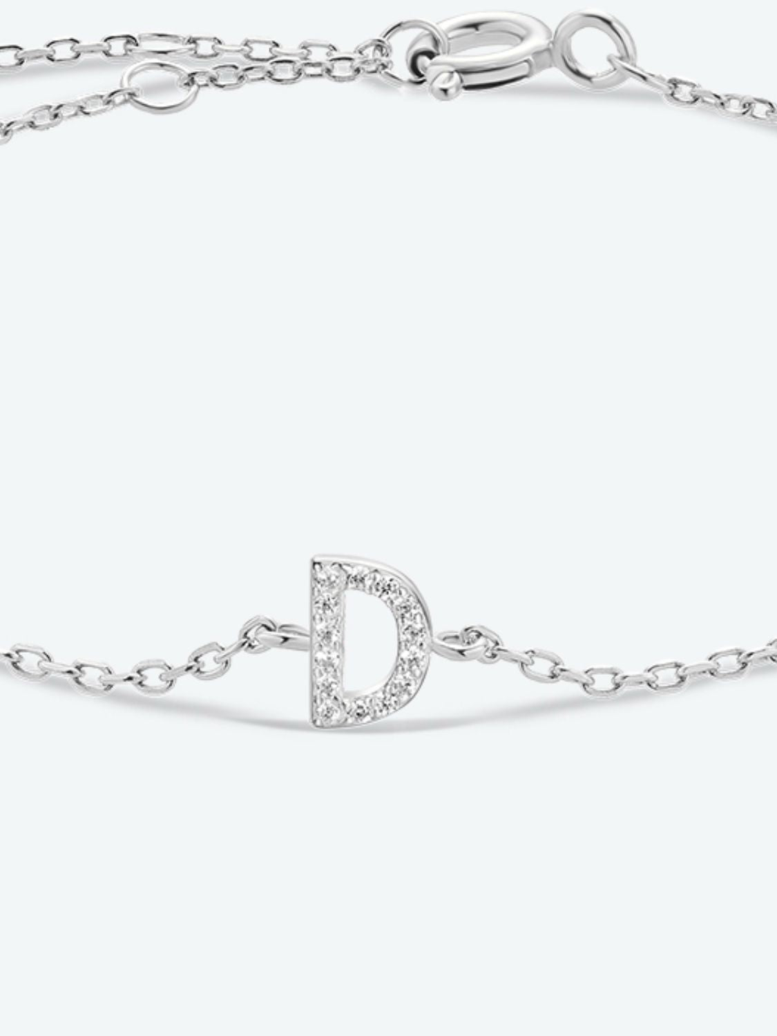 A To F Zircon 925 Sterling Silver Bracelet - Women’s Jewelry - Bracelets - 23 - 2024