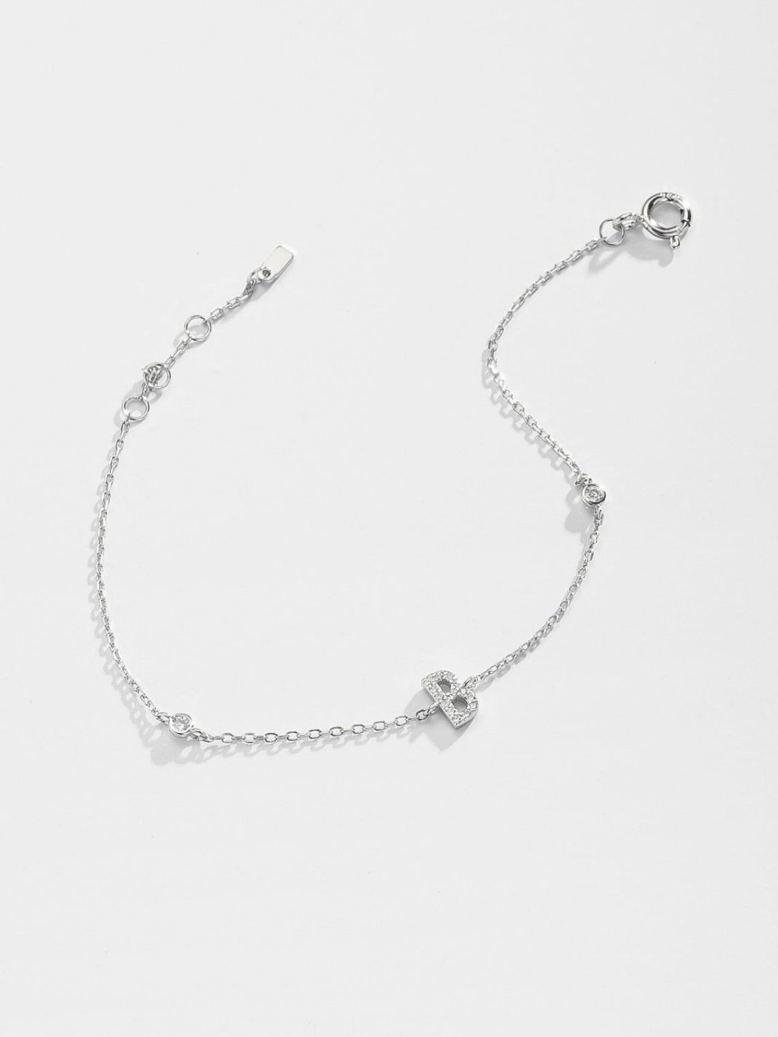 A To F Zircon 925 Sterling Silver Bracelet - Women’s Jewelry - Bracelets - 12 - 2024