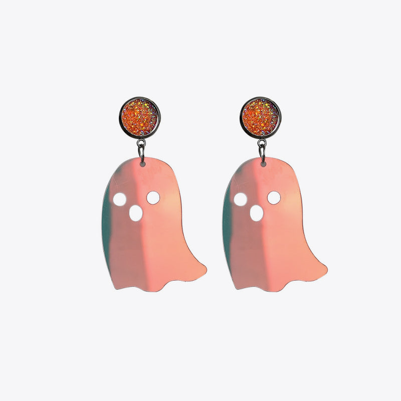 Ghost Shape Acrylic Dangle Earrings - Women’s Jewelry - Earrings - 1 - 2024