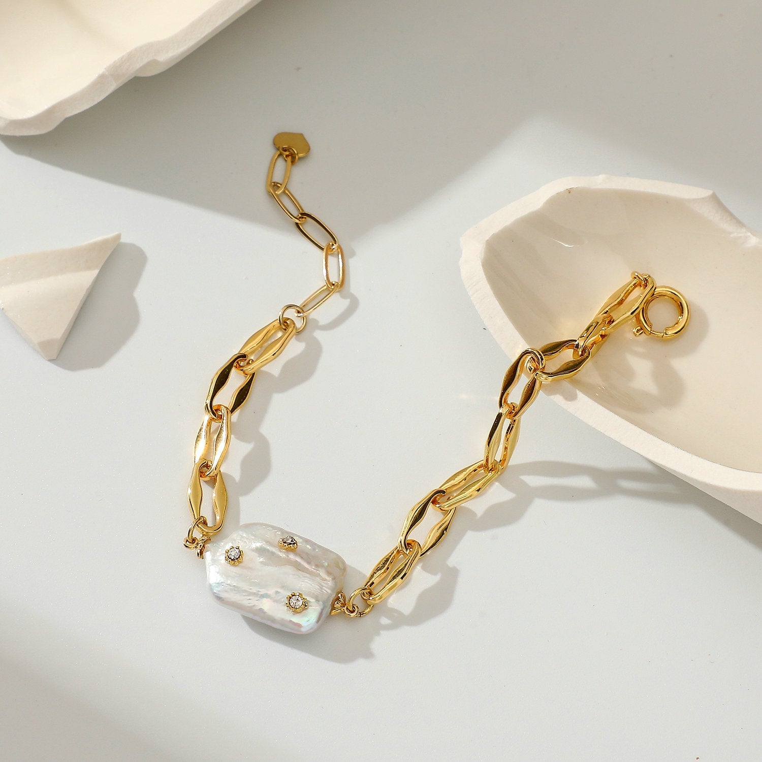 Gold Plated Bracelet - Gold / One Size - Women’s Jewelry - Bracelets - 3 - 2024