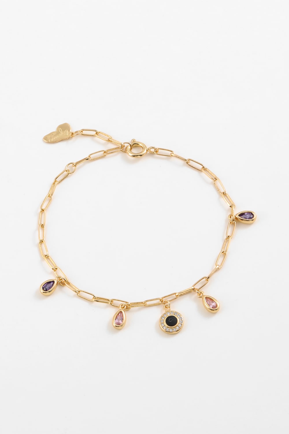 Graceful Stardom Multi-Charm Bracelet - Gold / One Size - Women’s Jewelry - Bracelets - 3 - 2024