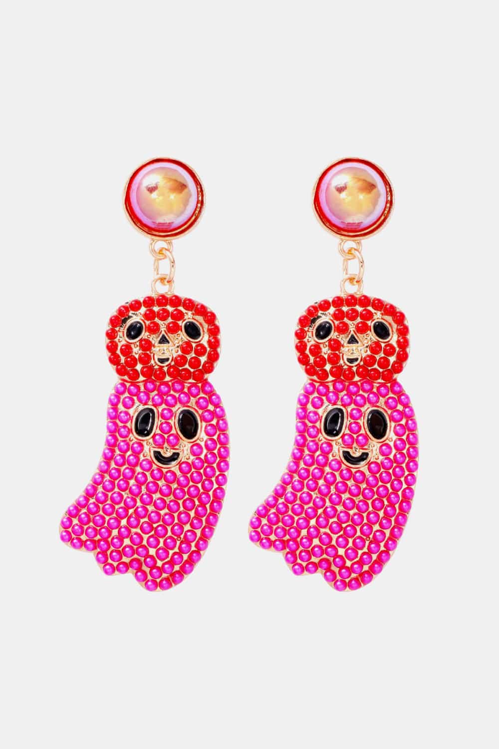 Halloween Ghost Shape Dangle Earrings - Pink / One Size - Women’s Jewelry - Earrings - 8 - 2024