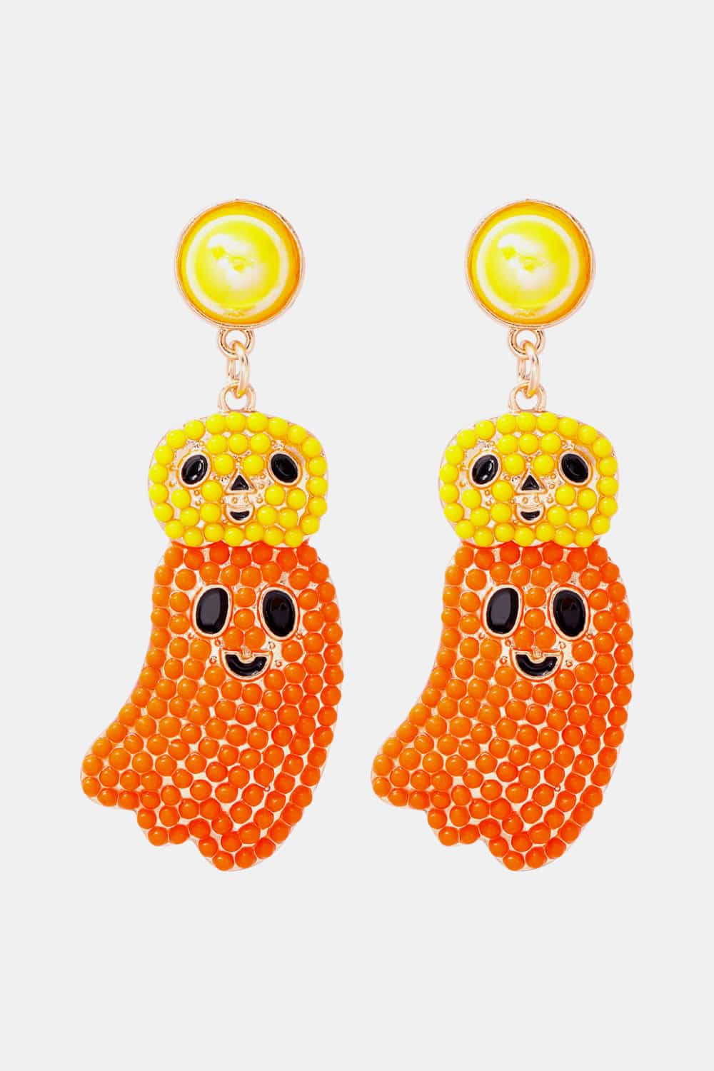 Halloween Ghost Shape Dangle Earrings - Orange / One Size - Women’s Jewelry - Earrings - 2 - 2024