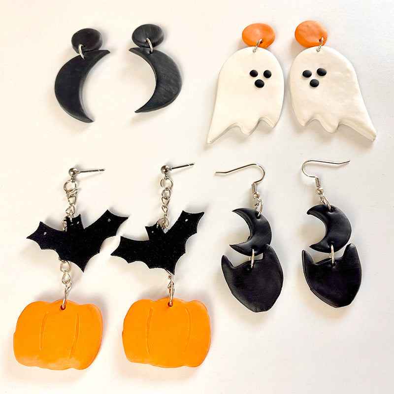 Halloween Theme Dangle Earrings - Women’s Jewelry - Earrings - 7 - 2024