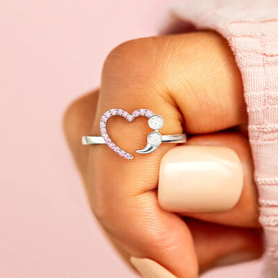 Heart Shape 925 Sterling Silver Ring - Women’s Jewelry - Rings - 2 - 2024