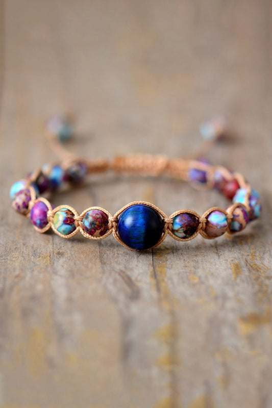 Imperial Jasper & Natural Stone Beaded Bracelet - Multicolor / One Size - Women’s Jewelry - Bracelets - 1 - 2024