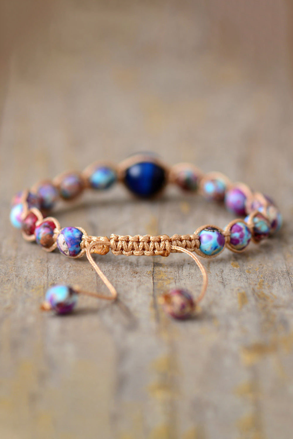 Imperial Jasper & Natural Stone Beaded Bracelet - Multicolor / One Size - Women’s Jewelry - Bracelets - 3 - 2024