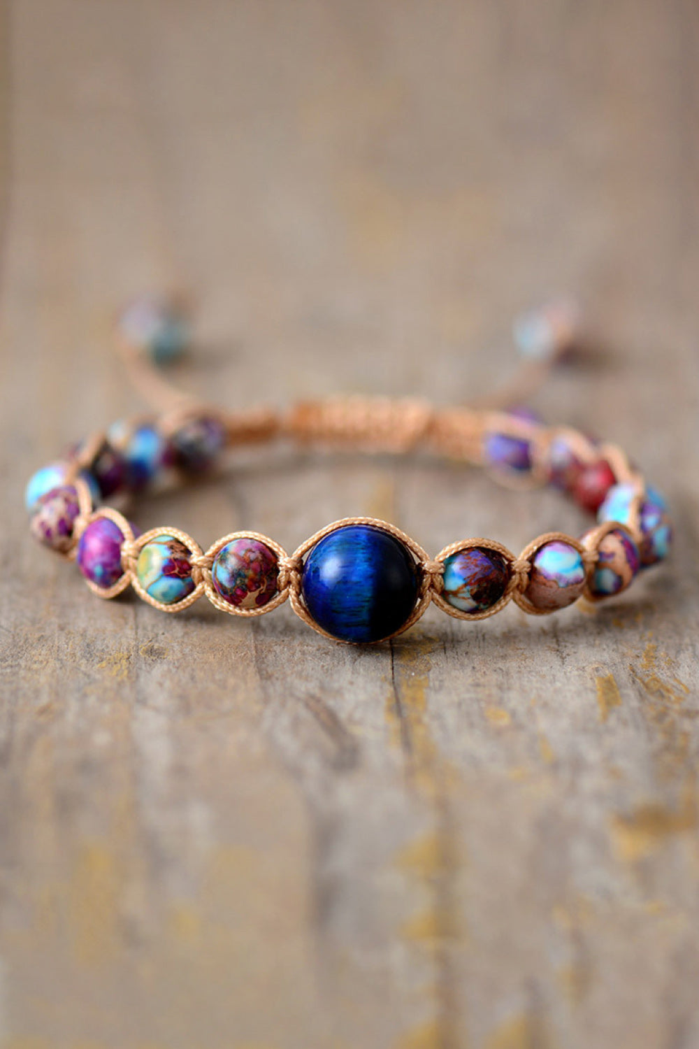 Imperial Jasper & Natural Stone Beaded Bracelet - Multicolor / One Size - Women’s Jewelry - Bracelets - 4 - 2024
