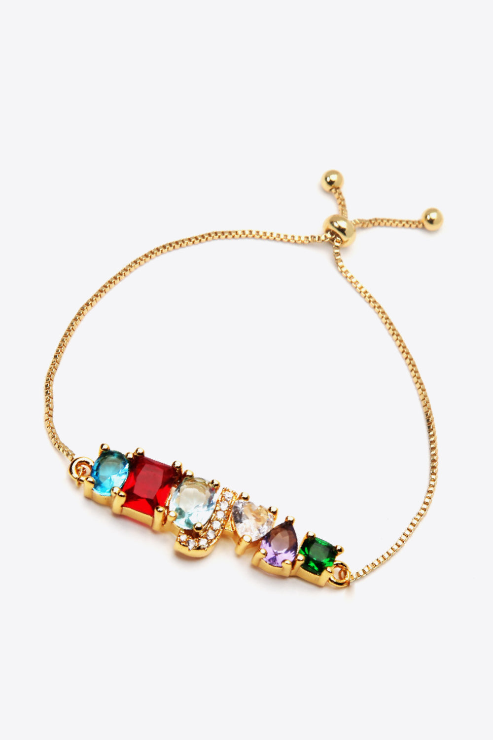 A to J Zircon Bracelet - Women’s Jewelry - Bracelets - 29 - 2024