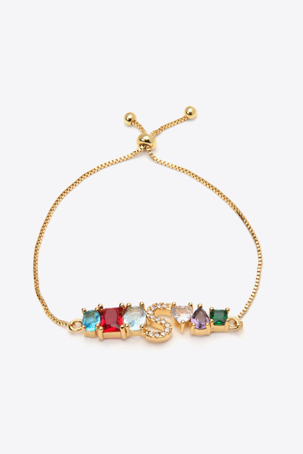 K to T Zircon Bracelet - S / One Size - Women’s Jewelry - Bracelets - 25 - 2024