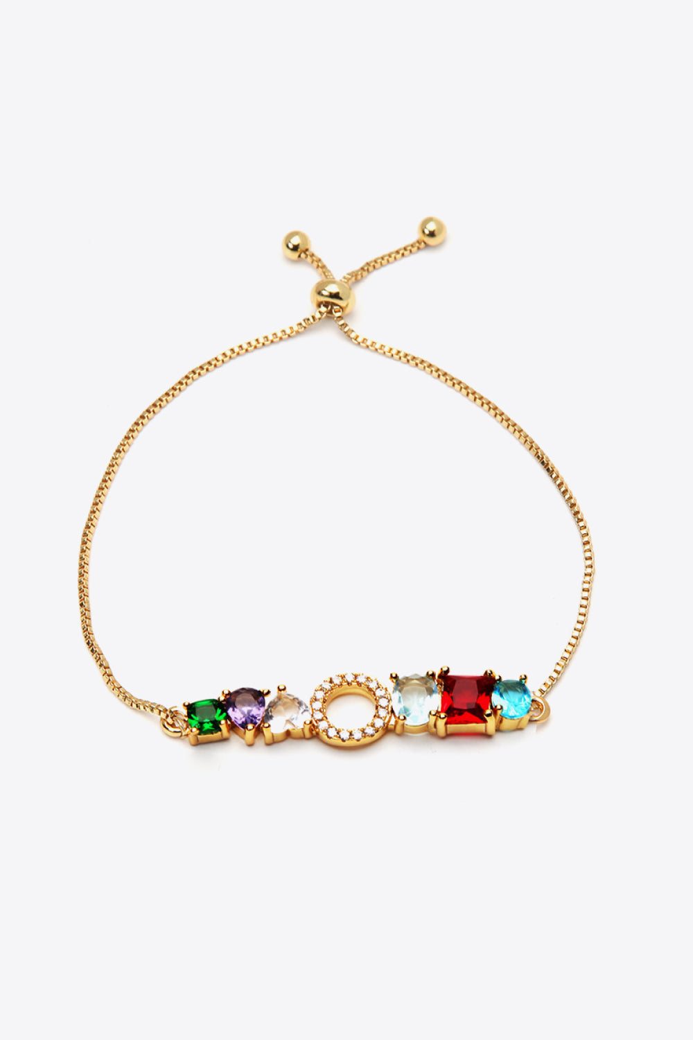 K to T Zircon Bracelet - O / One Size - Women’s Jewelry - Bracelets - 13 - 2024