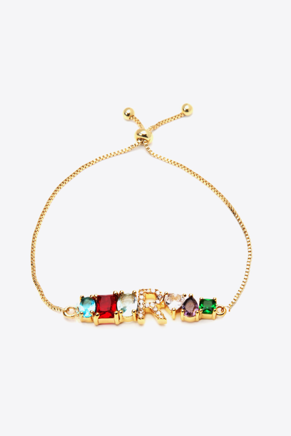 K to T Zircon Bracelet - R / One Size - Women’s Jewelry - Bracelets - 22 - 2024