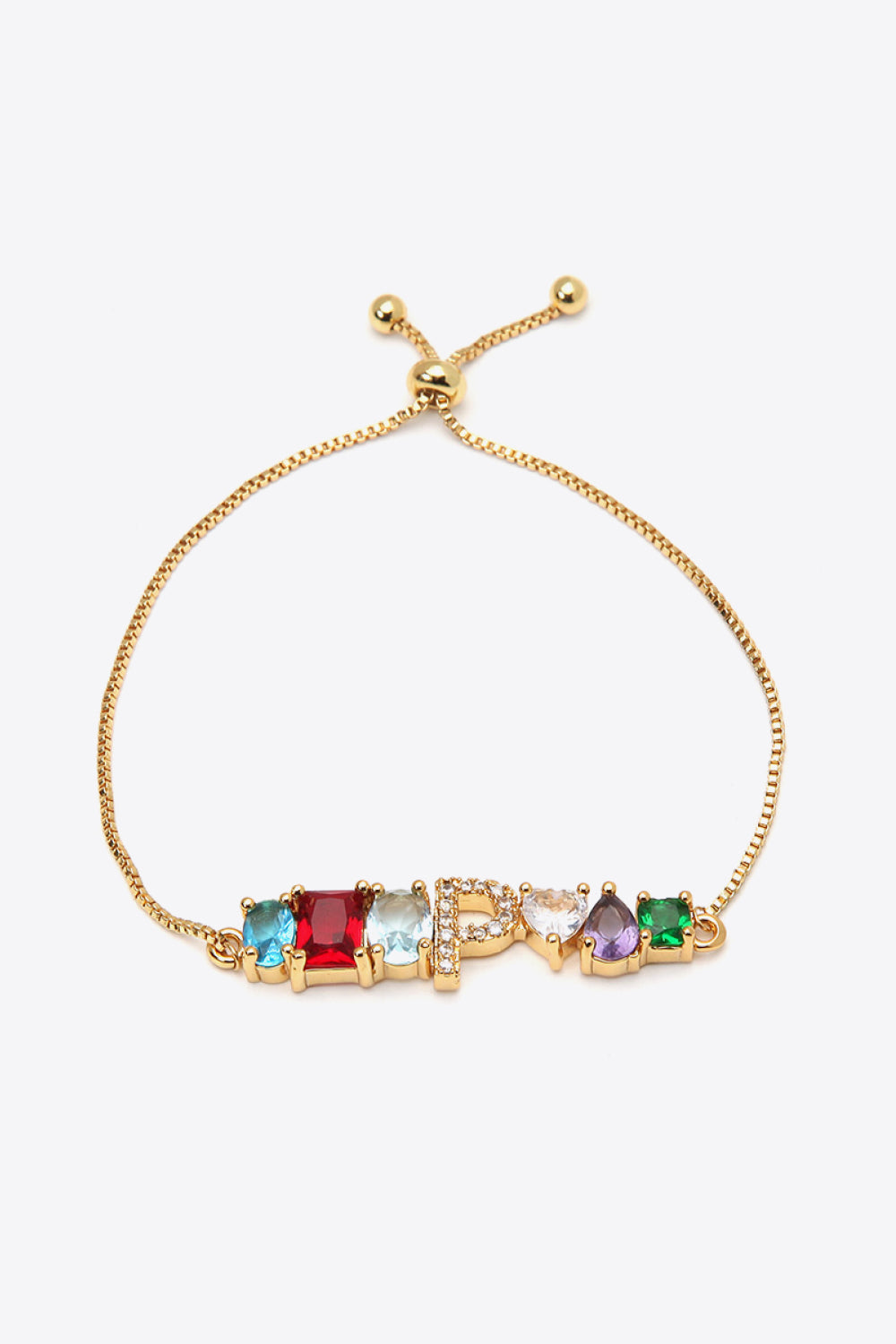 K to T Zircon Bracelet - P / One Size - Women’s Jewelry - Bracelets - 31 - 2024