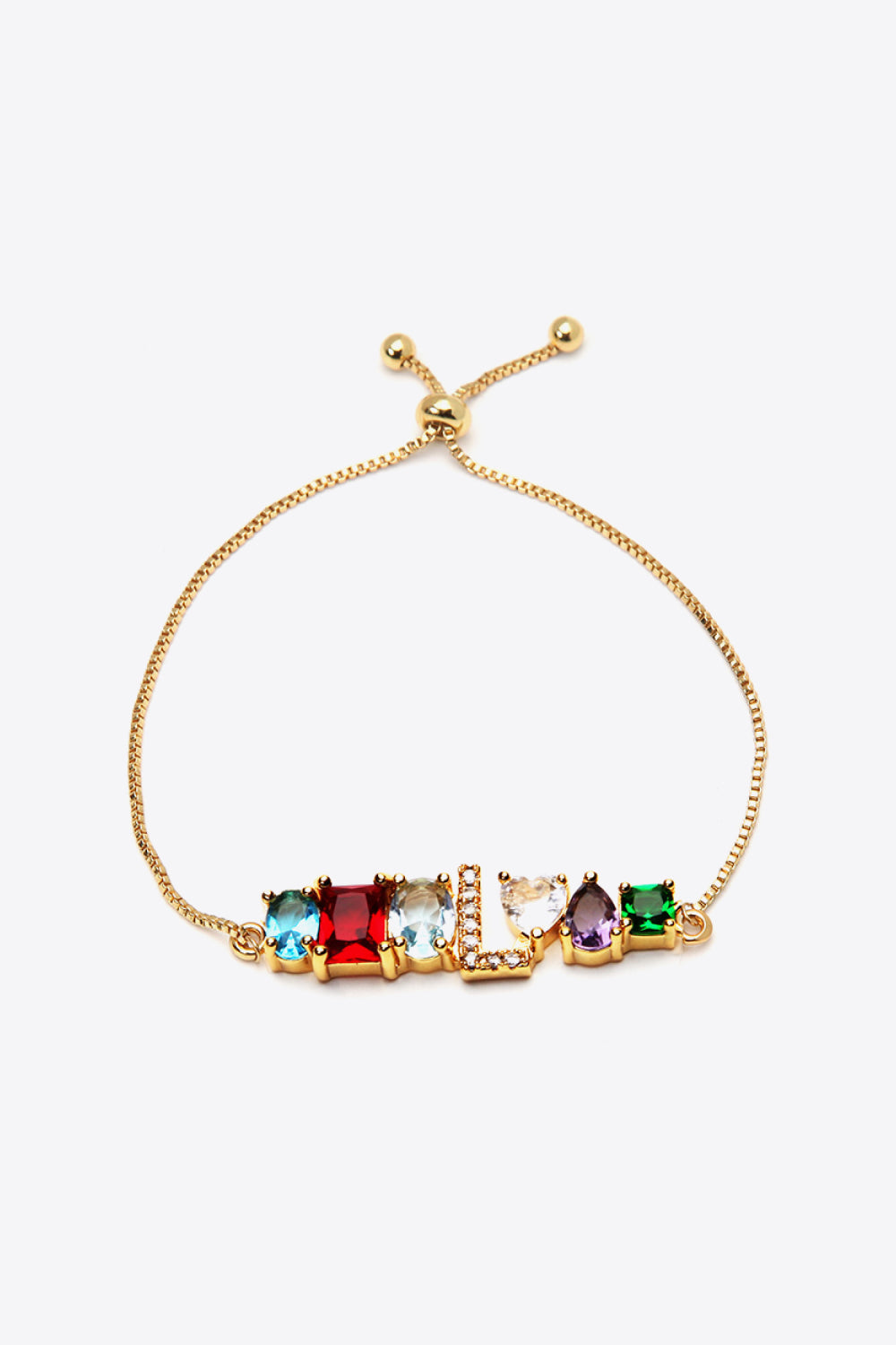 K to T Zircon Bracelet - L / One Size - Women’s Jewelry - Bracelets - 4 - 2024