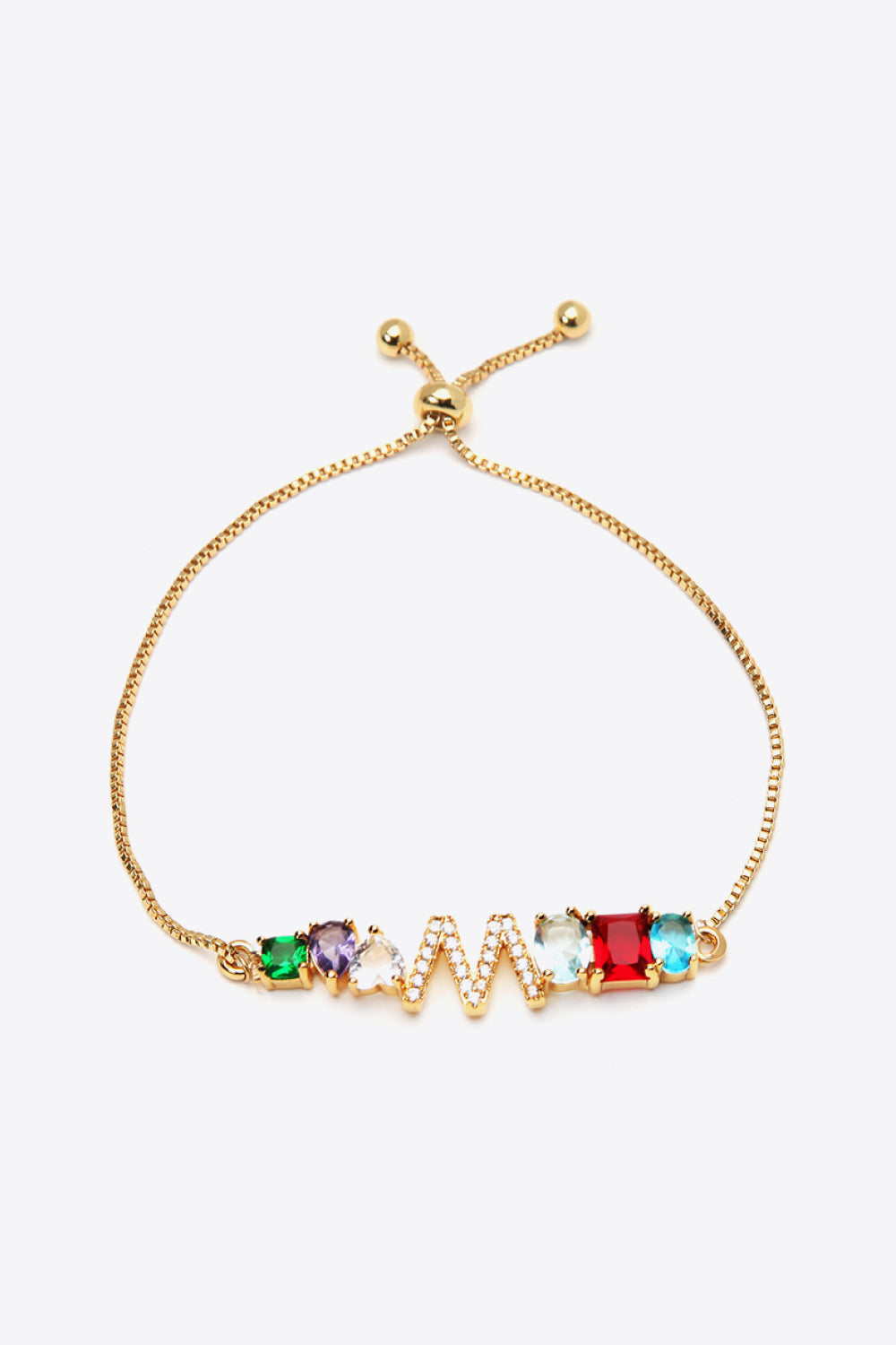 K to T Zircon Bracelet - M / One Size - Women’s Jewelry - Bracelets - 7 - 2024