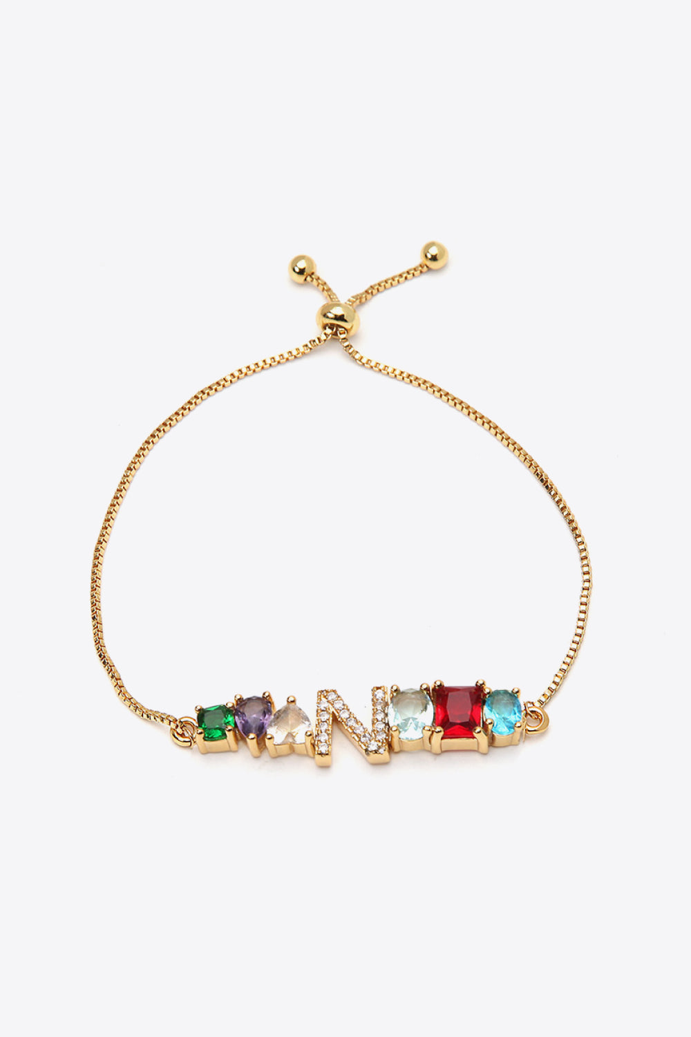 K to T Zircon Bracelet - N / One Size - Women’s Jewelry - Bracelets - 10 - 2024
