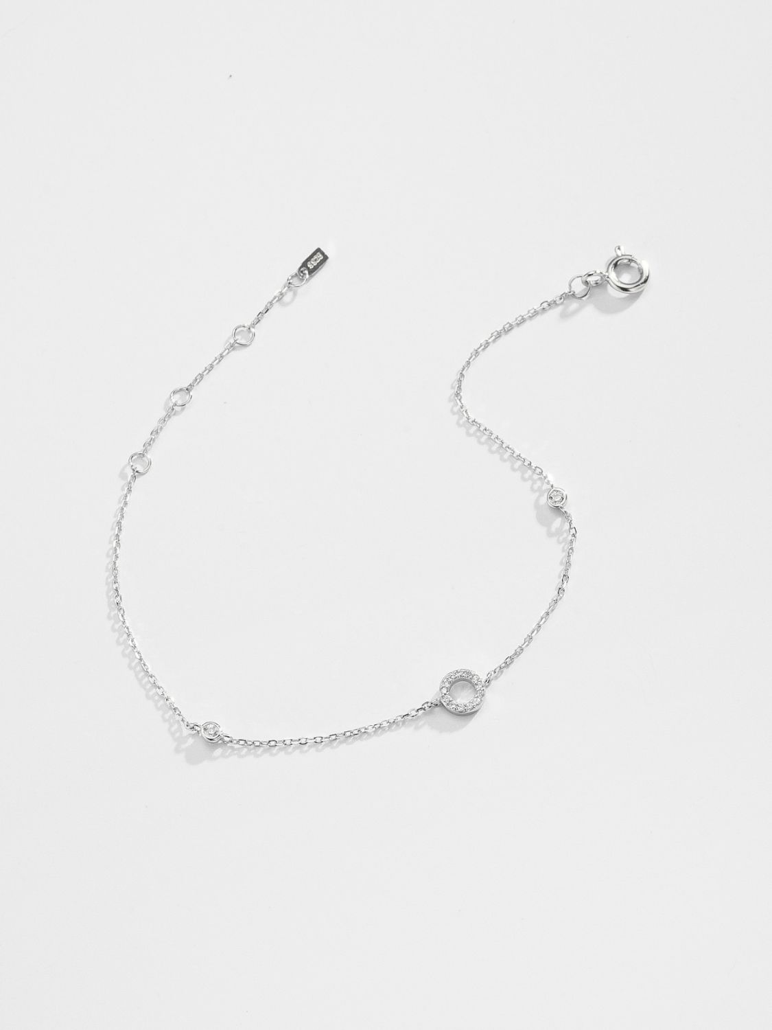 L To P Zircon 925 Sterling Silver Bracelet - Women’s Jewelry - Bracelets - 23 - 2024