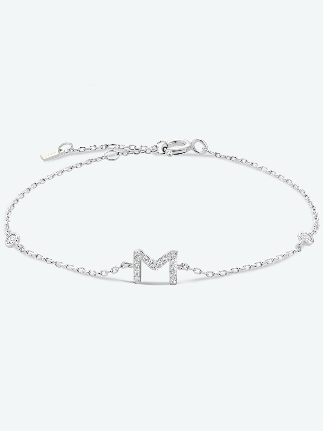 L To P Zircon 925 Sterling Silver Bracelet - M-Silver / One Size - Women’s Jewelry - Bracelets - 10 - 2024