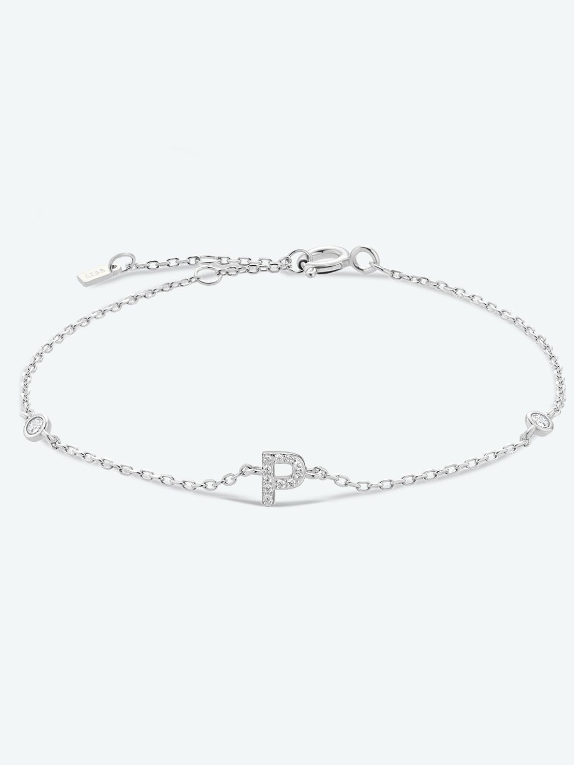 L To P Zircon 925 Sterling Silver Bracelet - P-Silver / One Size - Women’s Jewelry - Bracelets - 28 - 2024