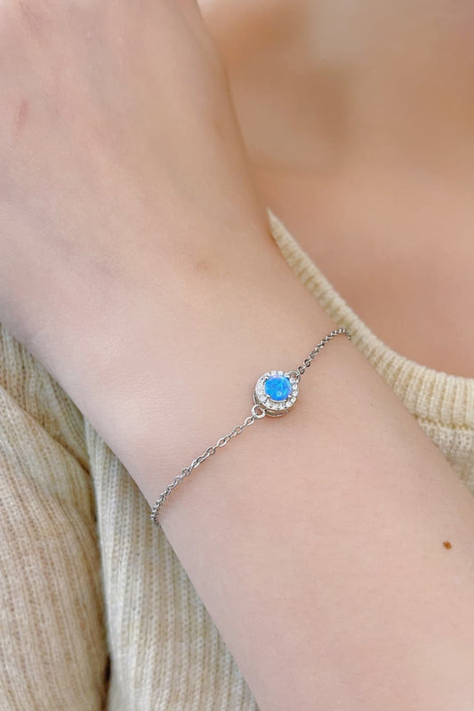 Love You Too Much Opal Bracelet - Blue / One Size - Women’s Jewelry - Bracelets - 1 - 2024