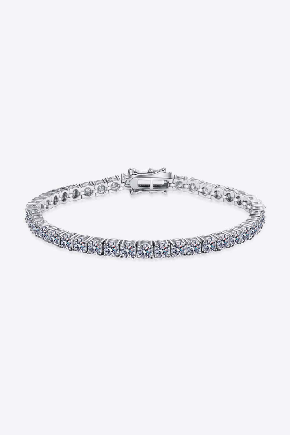 Moissanite Bracelet - Silver / One Size - Women’s Jewelry - Bracelets - 4 - 2024