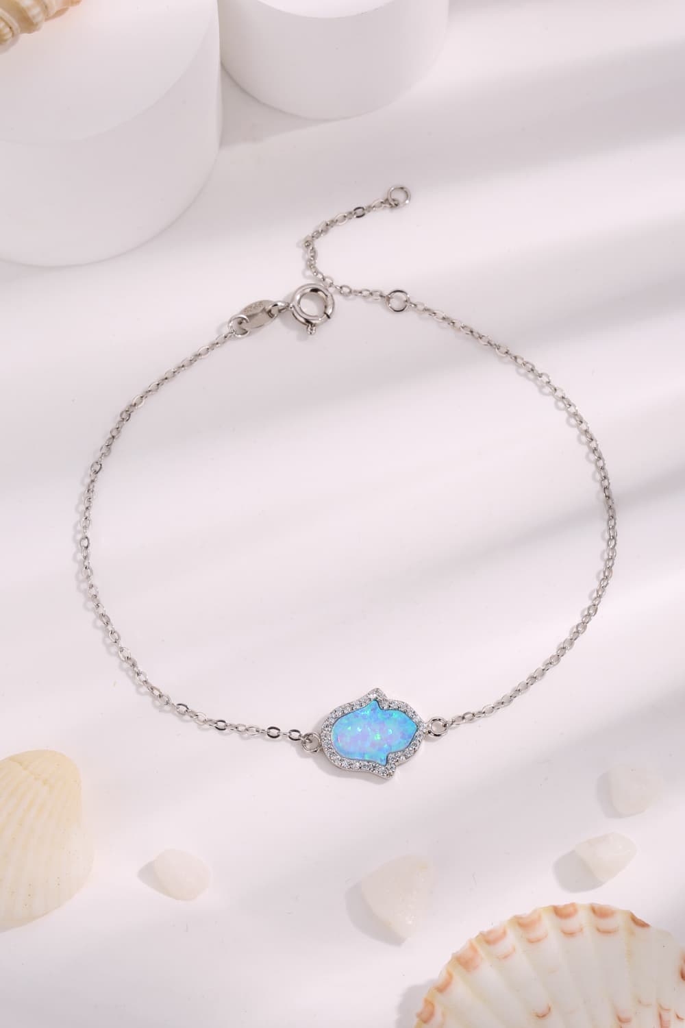 Opal 925 Sterling Silver Bracelet - Blue / One Size - Women’s Jewelry - Bracelets - 1 - 2024