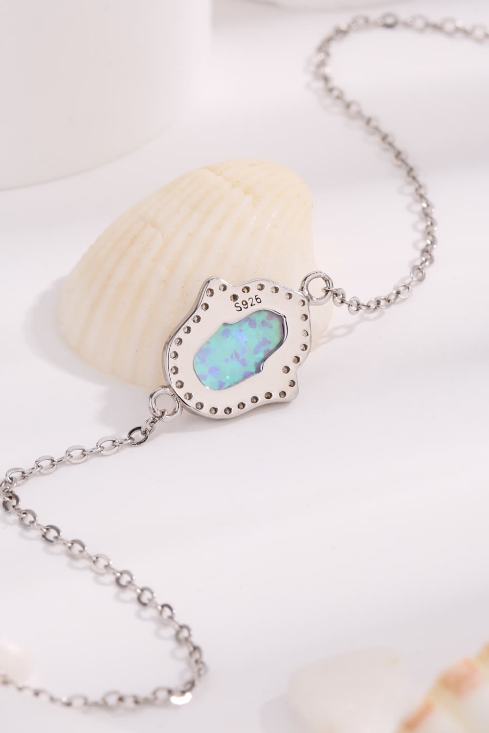 Opal 925 Sterling Silver Bracelet - Blue / One Size - Women’s Jewelry - Bracelets - 3 - 2024
