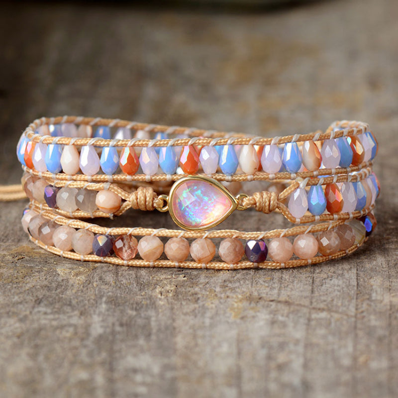 Opal Beaded Bracelet - Multicolor / One Size - Women’s Jewelry - Bracelets - 3 - 2024
