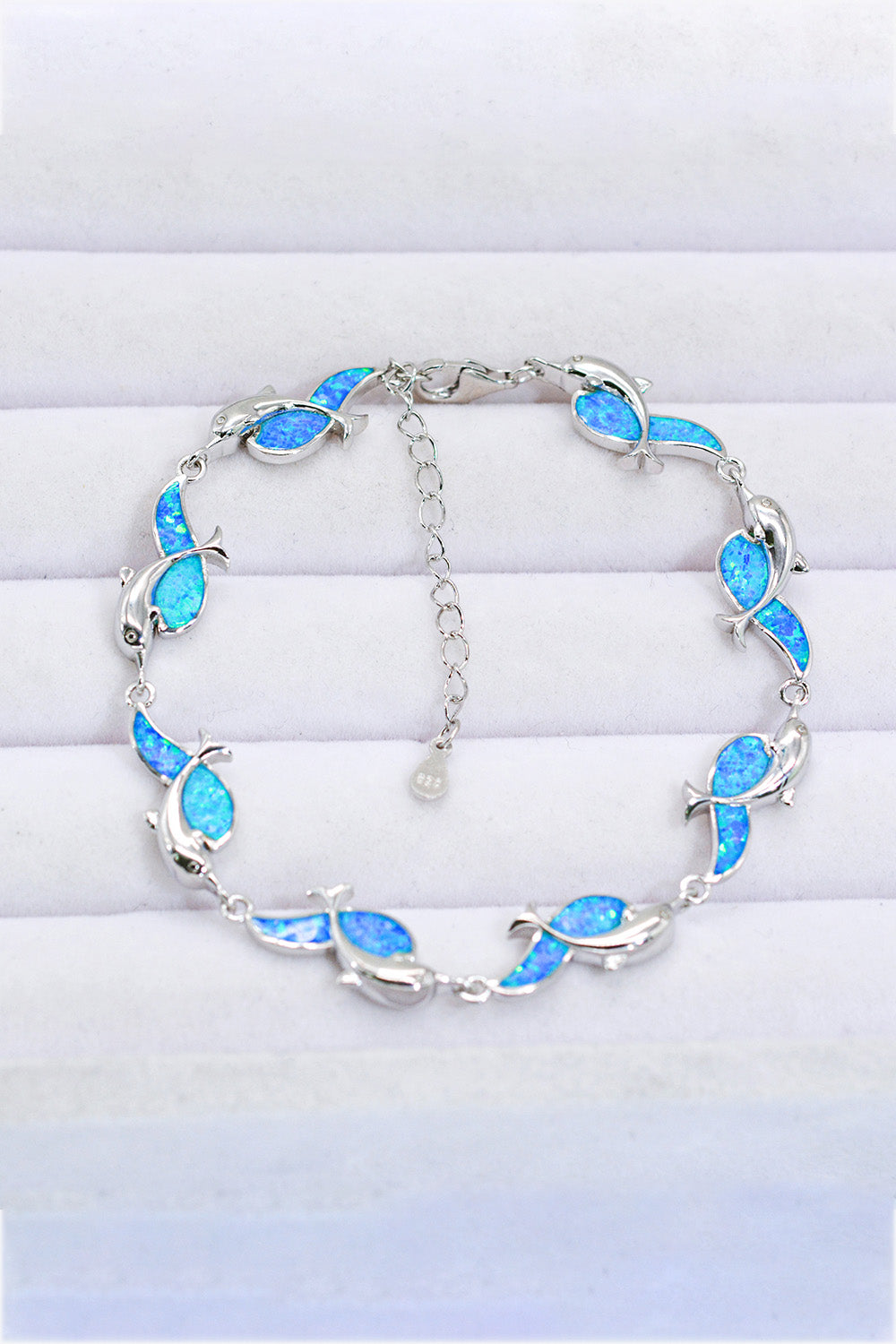 Opal Dolphin 925 Sterling Silver Bracelet - Blue / One Size - Women’s Jewelry - Bracelets - 3 - 2024