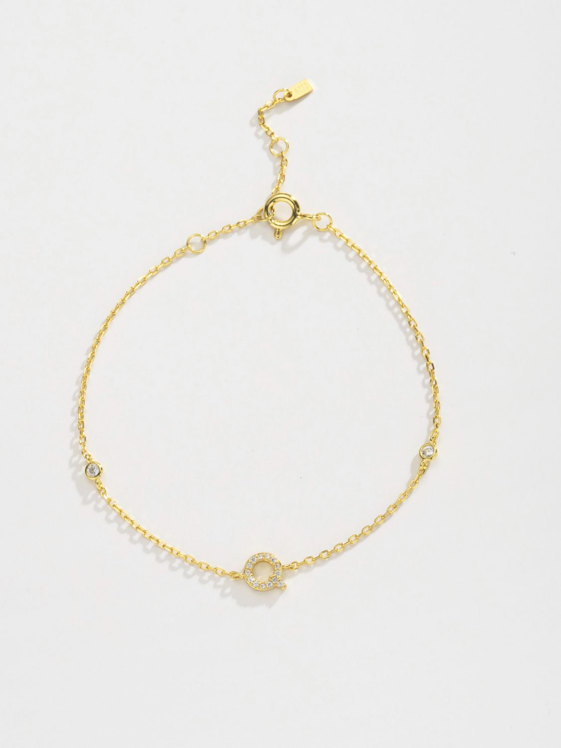 Q To U Zircon 925 Sterling Silver Bracelet - Women’s Jewelry - Bracelets - 3 - 2024