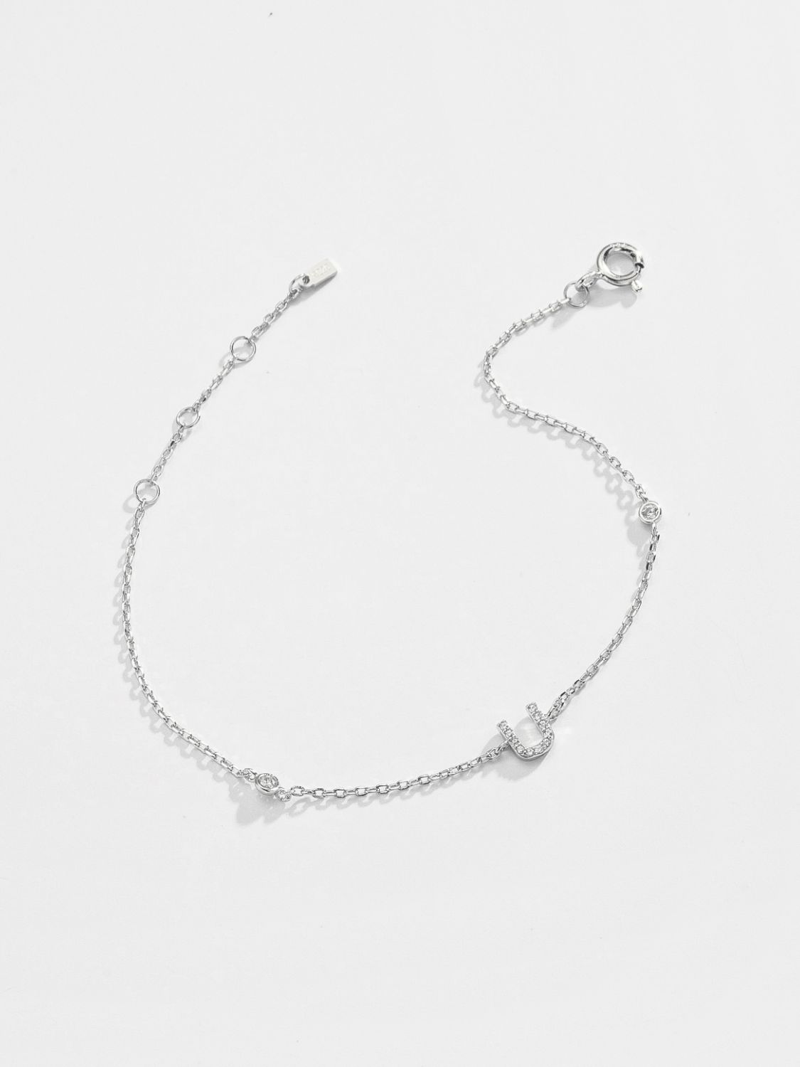 Q To U Zircon 925 Sterling Silver Bracelet - Women’s Jewelry - Bracelets - 30 - 2024