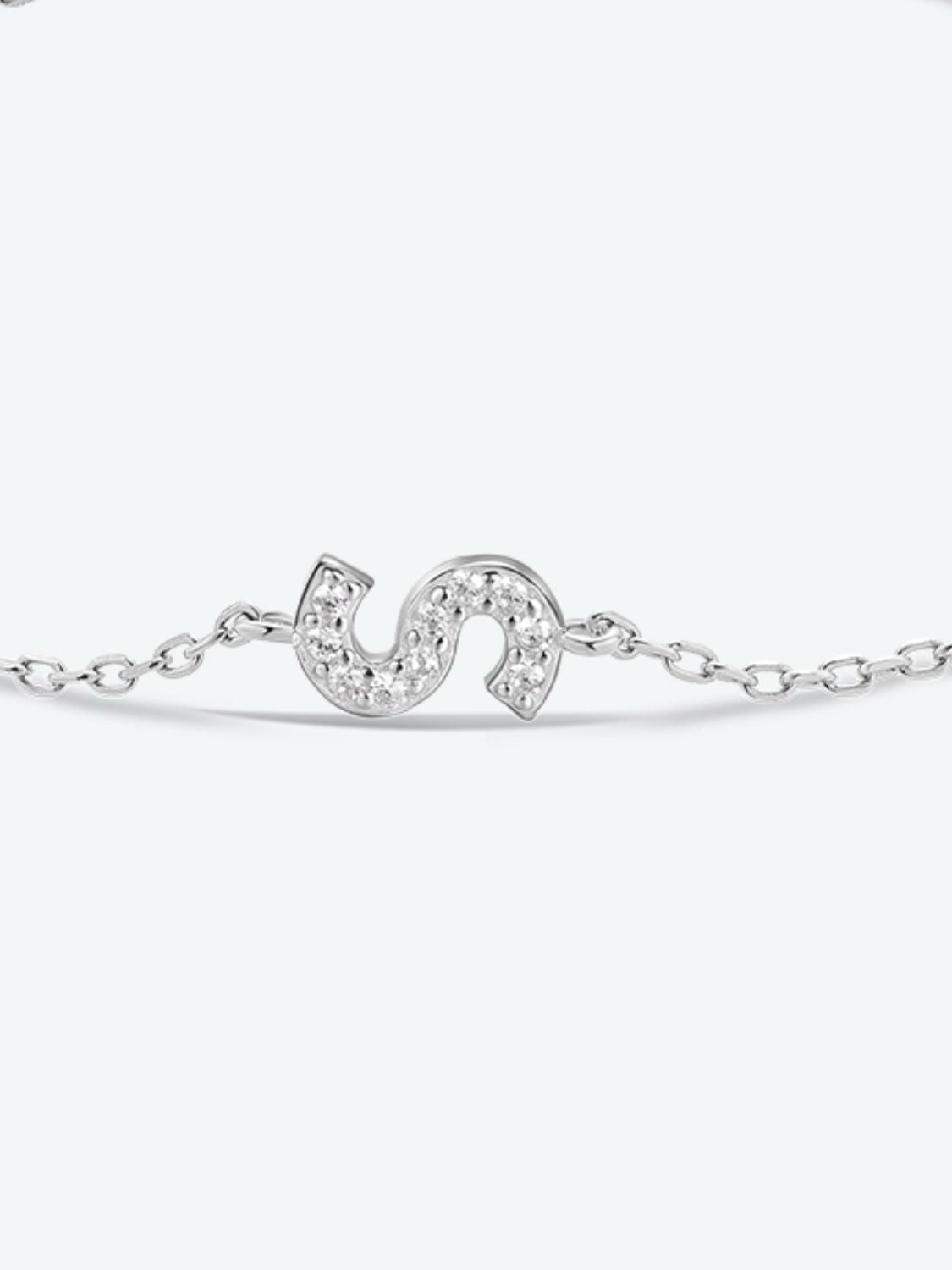 Q To U Zircon 925 Sterling Silver Bracelet - Women’s Jewelry - Bracelets - 17 - 2024