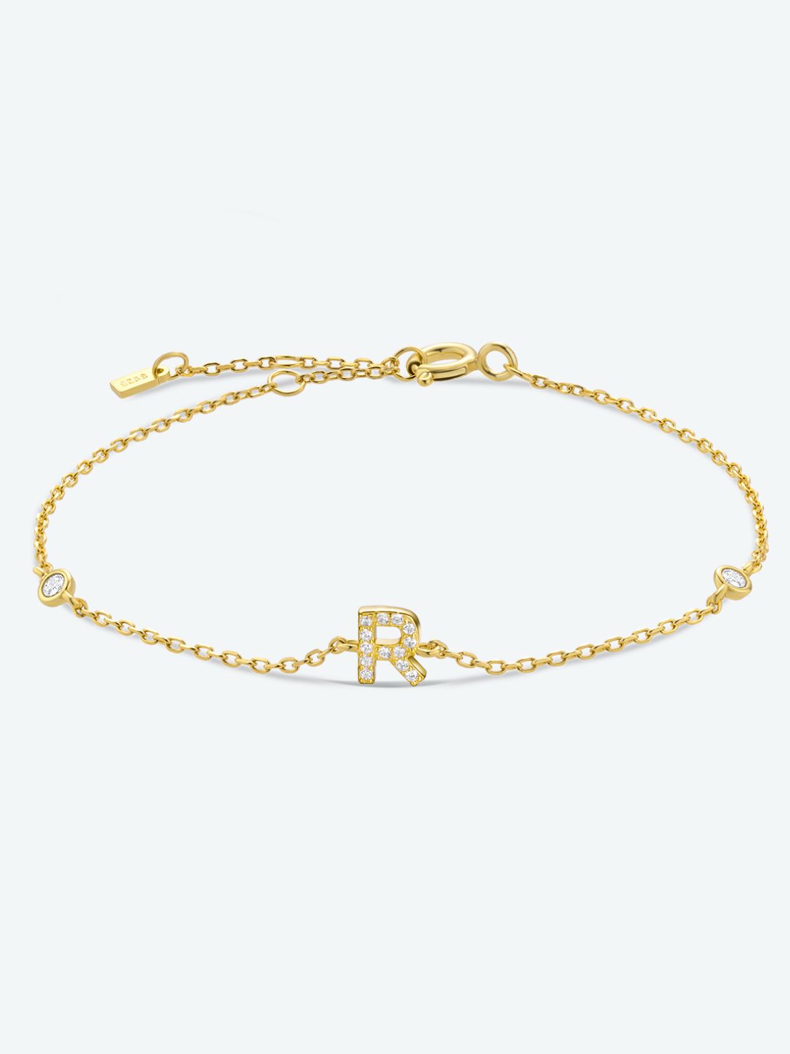 Q To U Zircon 925 Sterling Silver Bracelet - R/Gold / One Size - Women’s Jewelry - Bracelets - 7 - 2024