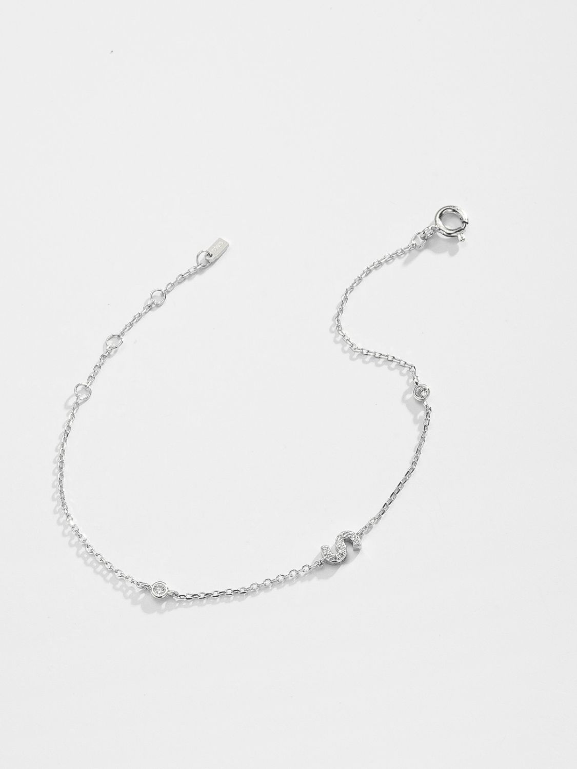Q To U Zircon 925 Sterling Silver Bracelet - Women’s Jewelry - Bracelets - 18 - 2024