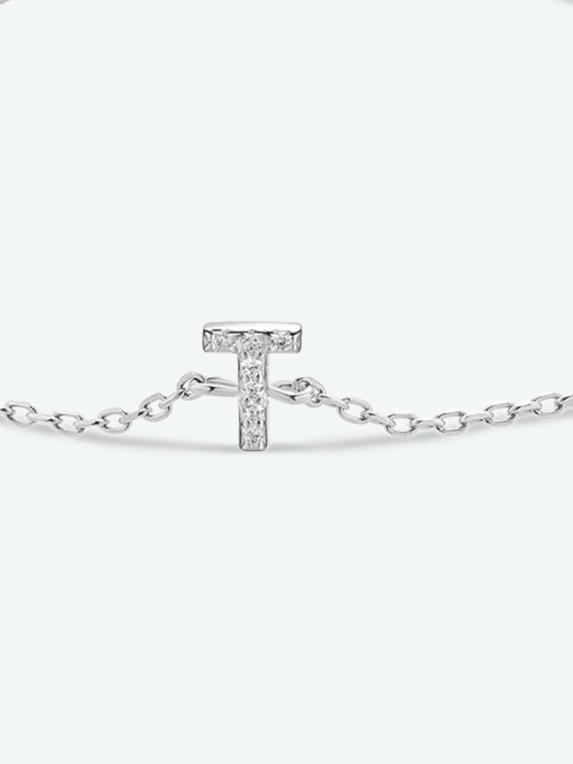 Q To U Zircon 925 Sterling Silver Bracelet - Women’s Jewelry - Bracelets - 24 - 2024