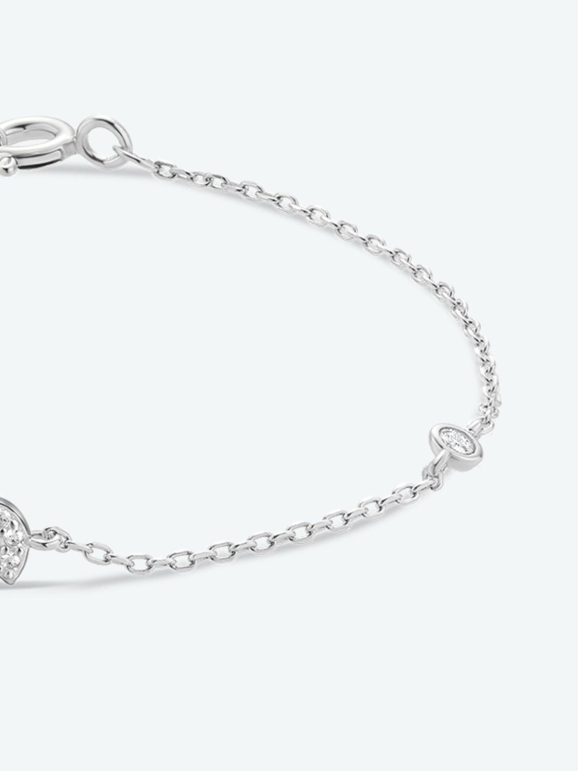 Q To U Zircon 925 Sterling Silver Bracelet - Women’s Jewelry - Bracelets - 19 - 2024