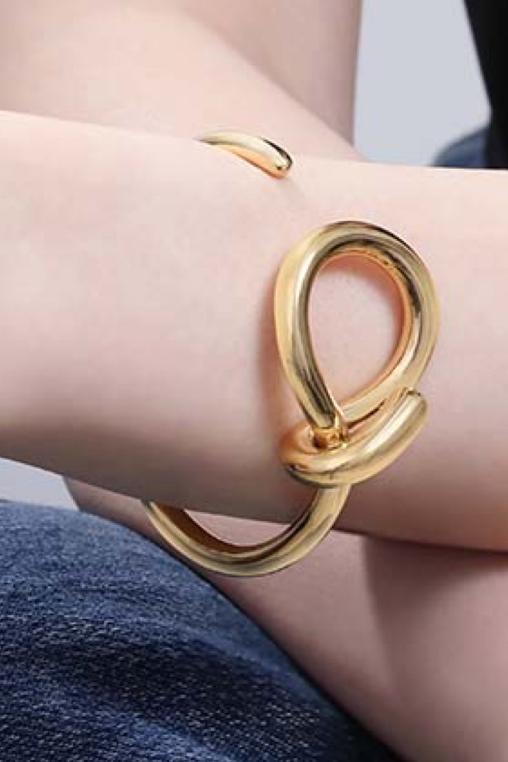 Stylish Knot Open Bracelet - Women’s Jewelry - Bracelets - 5 - 2024